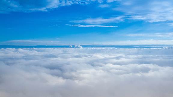 Clouds with blue sky