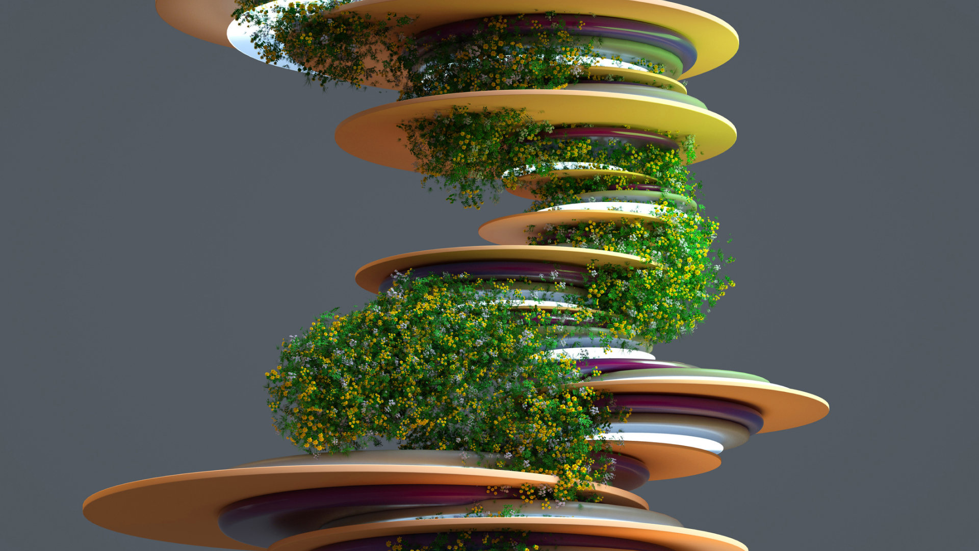3D illustration of the earth