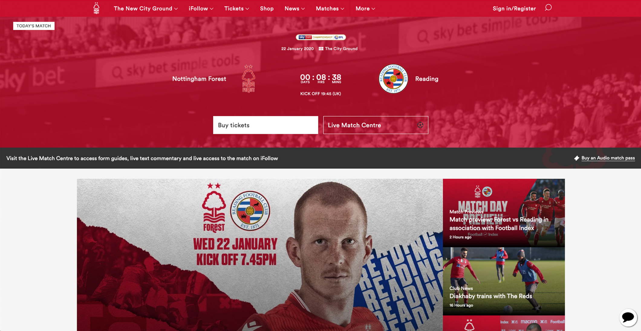 EFL desktop view